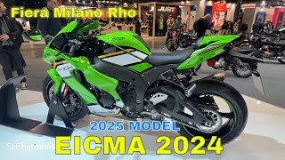 Kawasaki ZX 10r  2025 First Look at EICMA 2024 Fiera Milano Rho [upl. by Selohcin]