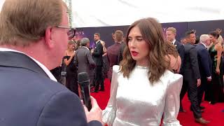 Carice van Houten quotGame of Thronesquot interview on 2019 Creative Arts Emmys red carpet [upl. by Ynnelg300]