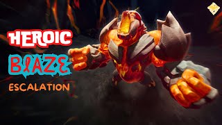 Easy Clear Heroic Blaze Escalation  Dauntless Solo Sword Build [upl. by Ehman230]