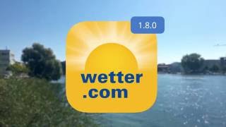 wettercom Apps  Update 180 für iOS iMessage App Wetter Postkarte [upl. by Bannister951]