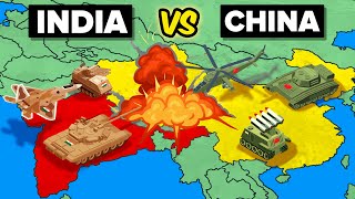 INDIA vs CHINA  2024 MilitaryArmy Comparison [upl. by Alegre]