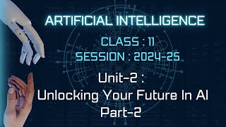 ARTIFICIAL INTELLIGENCE  Class11 AI  Unit2 Unlocking Your Future In AI  Code 843Part2 [upl. by Brnaba]