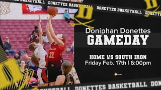 Donettes vs South Iron Basketball [upl. by Sethrida999]