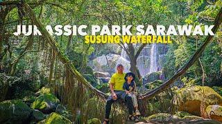 Susung WaterfallJurassic ParkTempat Menarik Di Kawasan KuchingSarawak [upl. by Frissell]