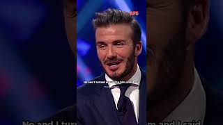 David Beckham Retells His Iconic Free Kick Against Greece shorts football soccer [upl. by Stirling968]