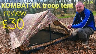 KOMBAT UK trooper two man tent stealth camping summer tent ONLY FOR SUMMER CAMPING [upl. by Fax]