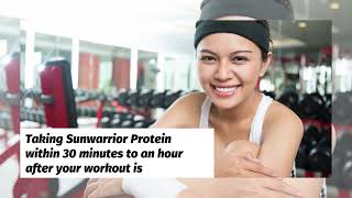 How to Use Sunwarrior Protein For Faster Recovery After Workouts [upl. by Haldas753]