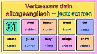 31 Englisch lernen für den Alltag – Entdecke wichtige Vokabeln für bessere Verständigung [upl. by Solracsiul]