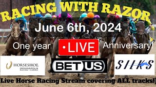 LIVE Horse Racing action handicapping Churchill Downs Woodbine Charlestown and more [upl. by Geesey]