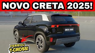 🚨 NOVO CRETA 2025 É REVELADO E FICOU INCRÍVEL O TERROR DA CONCORRÊNCIA E [upl. by Demakis]