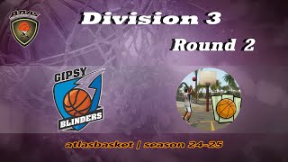 Atlasbasket  Div 3Round 2  GIPSY BLINDERS vs SAN ANDREAS [upl. by Elisabet]