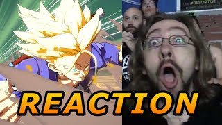 MAXDOODS REACT Trunks Reveal  DragonBall FighterZ [upl. by Ecnal]