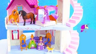 Schleich Horse  Foal Sneak Into Princess Castle  Horse Video [upl. by Ardene]