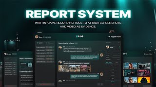 Ultimate FiveM Report System Script  Record Screenshot and Discord Integration [upl. by Eulalee]