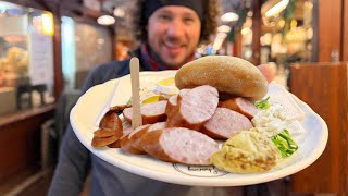 Probando comida callejera en ESLOVENIA  Amor por las salchichas 🇸🇮🌭 [upl. by Spears]