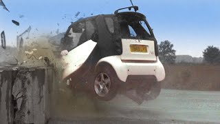 Smart Car Crash Test TBT Fifth Gear [upl. by Egiarc885]