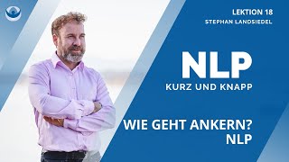 NLP deutsch Ankern Technik am Beispiel erklärt von Stephan Landsiedel NLP Training 018 [upl. by Eesyak]