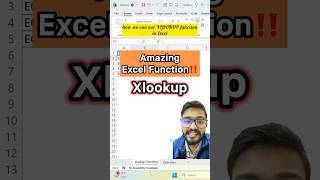 Excel Amazing Function‼️Xlookup  Learn Microsoft Excel excel exceltips exceltricks shorts [upl. by Nwahsirhc900]