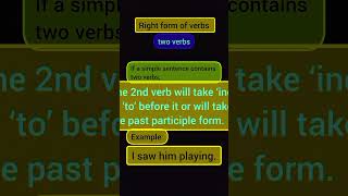 Right form of verbs  English with KHOKON [upl. by Lertnom148]