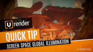 Screen Space Global Illumination  URender Quick Tip [upl. by Ravens]