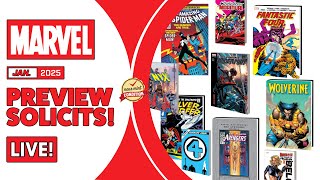 Marvel Comics Previews January 2025  Omnibus  Epic Collections  Trades  Collected Editions [upl. by Analad]