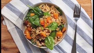 Pumpkin and Spinach Pasta  Vegetarian Recipes [upl. by Germana]