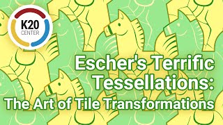 Eschers Terrific Tessellations The Art of Tile Transformations [upl. by Buhler865]