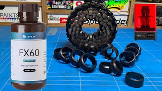 3D Printing Flexible Rubber Like Tyres for Your Scale Models with Resione FX60 Flexible Resin [upl. by Vania220]