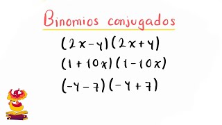 Binomios conjugados  Ejemplo 1 [upl. by Vachill598]