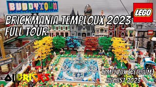 BrickMania Temploux 2023  Temploux Belgium  August 2023  FULL TOUR  LEGO Exhibition [upl. by Lledor]