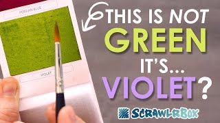 WHAT Color CHANGING Watercolors  Scrawlrbox Unboxing amp Challenge [upl. by Anuayek]