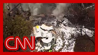 Video shows passenger plane falling out of sky over São Paulo Brazil [upl. by Eide]