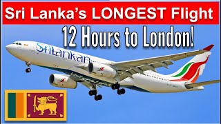 12 Hours in SRI LANKA’S A330 BUSINESS Class  Colombo to London [upl. by Nataline]