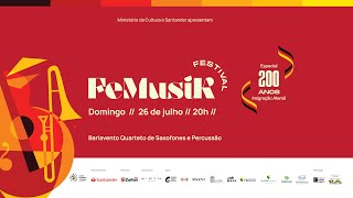 26 de julho  20h  FundaçãoErnesto Frederico Scheffel  Barlavento Quarteto de Saxofones [upl. by Aneladdam]