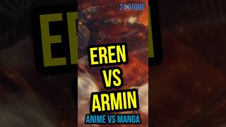 Eren vs Armin Collosal titan’s clash  Anime vs Manga  Attack on Titan Final Episode [upl. by Laikeze]