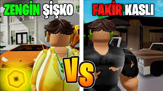 Zengin ŞİŞKO VS Fakir KASLI SOSYAL DENEY 🤭 ROBLOX Brookhaven🏡RP [upl. by Nahum177]