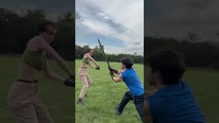 Sword Fight  7 seconds  Fight Choreography swords swordfighting choreography [upl. by Rochkind267]