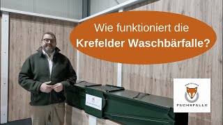 Krefelder Waschbärfalle  Kastenfalle für die Fallenjagd [upl. by Ihtac302]