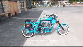 The Radial Nerve 360cc 7 Cylinder Radial Engine Motorcycle [upl. by Aivataj186]