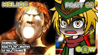 Danmachi react to bell as KRATOS Part 63  GOW Ragnarök  Gacha Club React [upl. by Ajad]