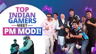 Indias top gamers meet PM Modi  Game On ft NaMo [upl. by Guildroy375]