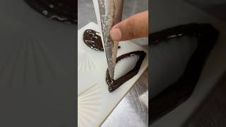 Chocolate garnish  cake garnish  new chocolate garnish  garnish garnishes garnishideas [upl. by Rugen]