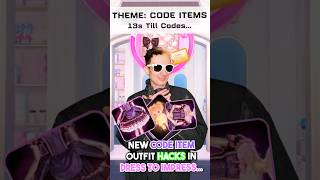 NEW CODE Item OUTFIT HACKS In DRESS TO IMPRESS… 😱👀😍 roblox robloxshorts robloxgames [upl. by Lydon]