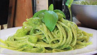 PESTO alla GENOVESE SENZA TANTE STORIE pasta al pesto alla genovese pasta pesto genovese [upl. by Ailices]