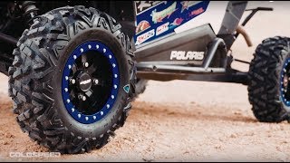 12 Ply UTV Run Flat Tires by Goldspeed Products on a Polaris 1000 [upl. by Leugimsiul]