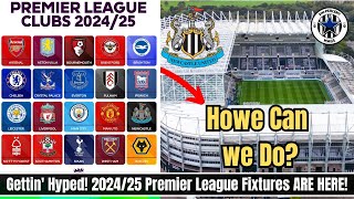 THE WAIT IS OVER Premier league 202425 Fixtures Released [upl. by Araeit]