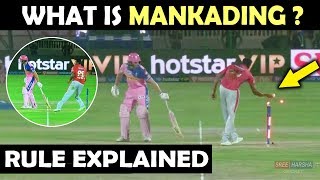 IPL 2019 Ashwin Butler Run out  What is Mankading in Cricket   Mankading Rule Explained [upl. by Akinad297]