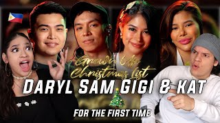 TOP Filipino SINGERS Waleska amp Efra react to Daryl Ong Sam Mangubat Katrina Velarde Gigi De Lana [upl. by Sokul722]