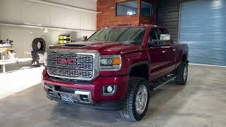 2019 GMC Sierra 2500 Denali Duramax Leveled on 33s [upl. by Kedezihclem214]