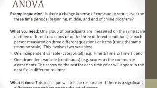 An ANOVA and MANOVA Overview Tutorial [upl. by Noseaj]